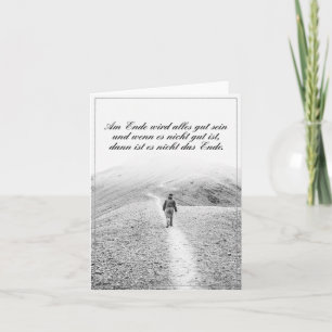 Am Ende wird alles gut sein Card