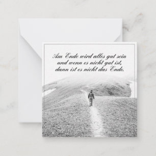Am Ende wird alles gut sein Card
