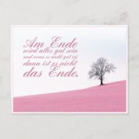 Am Ende wird alles gut sein