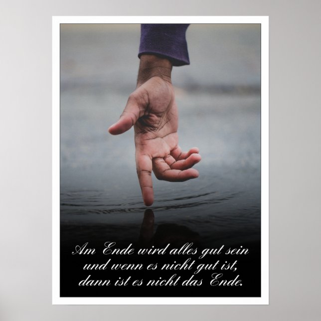 Am Ende wird alles gut sein Poster (Front)