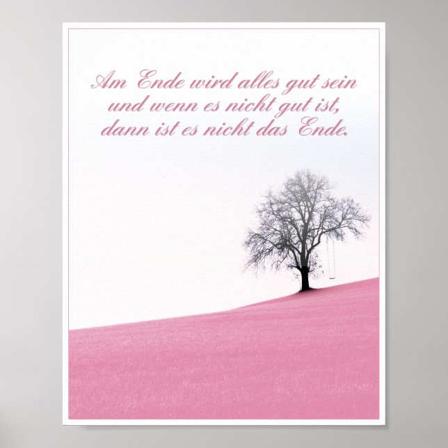 Am Ende wird alles gut sein Poster (Front)