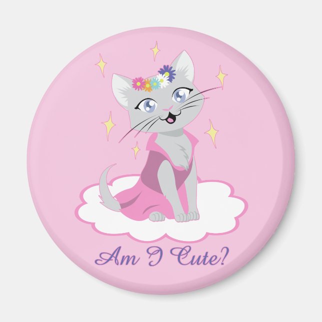 Am I Cute? Magnet (Front)