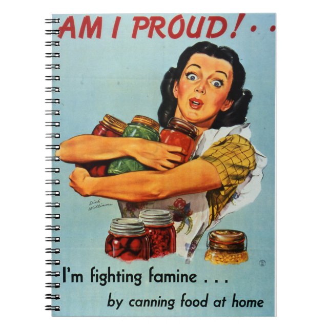 "Am I Proud" 1940s notebook (Front)
