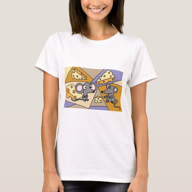 AM- Mice and Cheese Art T-Shirt (Front)