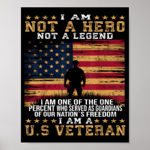 Am not a hero not a legend am one percent a poster