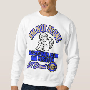 AM NOT ALONE Long Sleeves - JT Brand Faith St Wear Sweatshirt