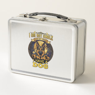 Am Not Single Have Dog Halloween_1 Metal Lunch Box