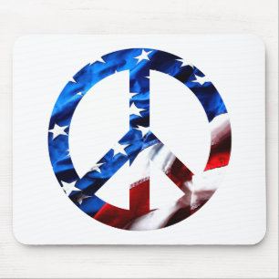 am peace mouse pad