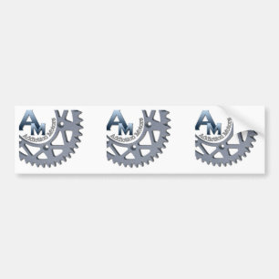 AM Square Sticker