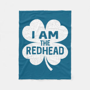 Am the redhead dibs on the redhead funny st fleece blanket