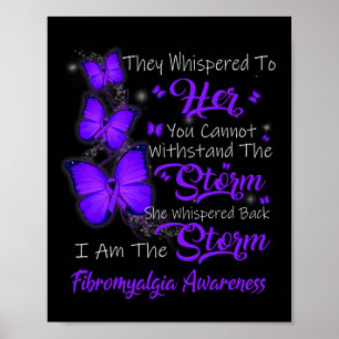 Am The Storm Fibromyalgia Awareness Poster