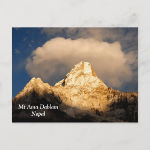 Ama Dablam Crowning Glory Postcard