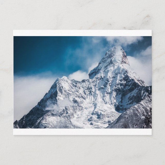 ama dablam Himalaya abstract mountains Postcard (Front)