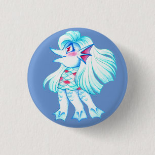 Amabie Yokai spirit 3 Cm Round Badge