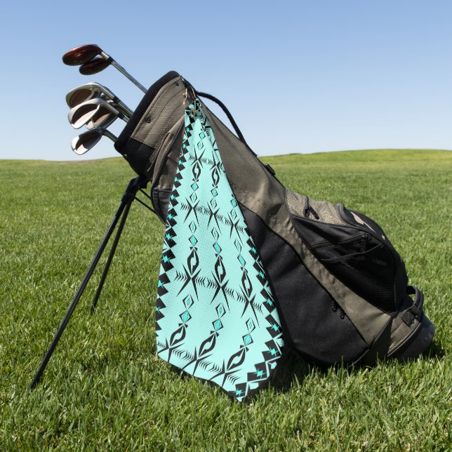 Amadahy ~ Forest Water Golf Towel (Green)