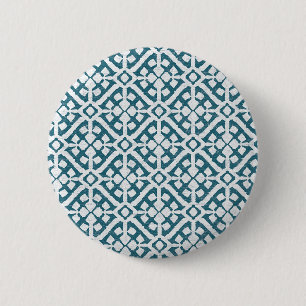 Amadora Blue Pattern 6 Cm Round Badge