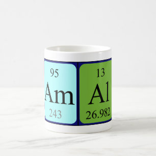 Amal periodic table name mug