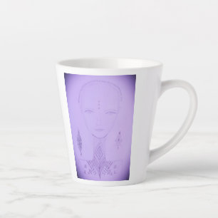 Amal Unique Colorful Portrait Latte Mug