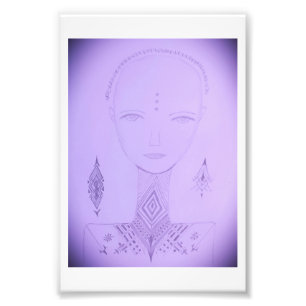 Amal Unique Colorful Portrait Photo Print