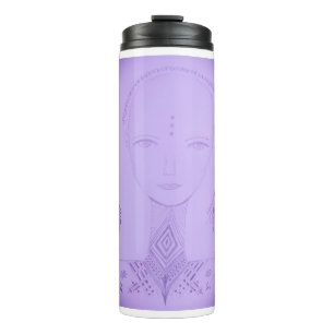Amal Unique Colorful Portrait Thermal Tumbler
