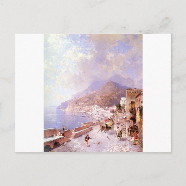 Amalfi by Franz Richard Unterberger Postcard (Front)