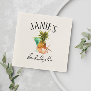 Amalfi Coast Bachelorette Party   Beach Bach Party Napkin