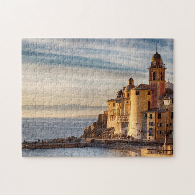 Amalfi Coast Cinque Terre Italy scenic summer Jigs Jigsaw Puzzle (Horizontal)