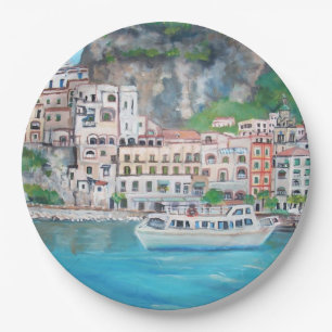Amalfi Coast - Custom Paper Plates 9"