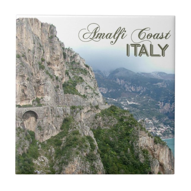 Amalfi Coast custom tile (Front)