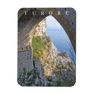 Amalfi Coast Furore view fridge magnet