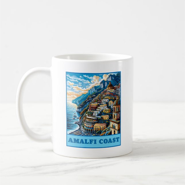 Amalfi Coast Italy Coffee Mug (Left)