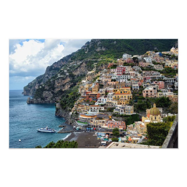 Amalfi Coast Italy Photo Print (Front)