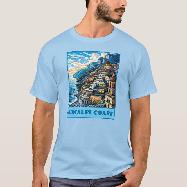 Amalfi Coast Italy T-Shirt (Front)