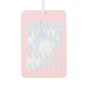 Amalfi Coast, Italy, Travel Art, Preppy Car Air Freshener