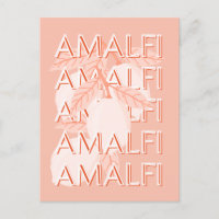Amalfi Coast, Italy Travel Art, Preppy, Minimalist