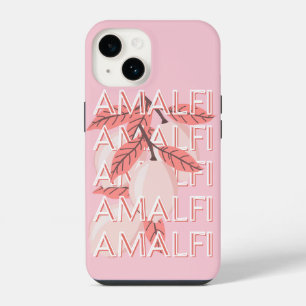 Amalfi Coast, Italy Travel Art, Summer Travel Art iPhone 14 Case