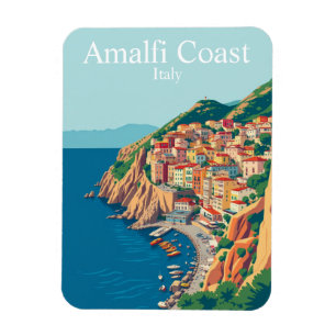Amalfi Coast, Italy Travel Mediterranean  Magnet