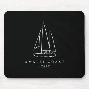 Amalfi Coast Italy Yachting Sea Ocean Swim Club Fa Mouse Pad