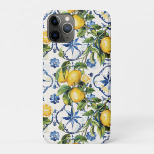 Amalfi Coast Lemon and Tiles Pattern Case-Mate iPhone Case