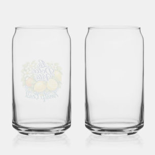 Amalfi Coast Lemon Mediterranean Amalfi Coast  Can Glass