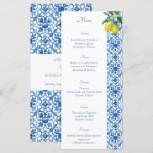 Amalfi Coast Lemon Tiles Italy Wedding