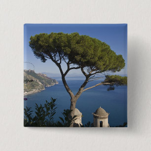 Amalfi coast, Ravello, Campania, Italy 15 Cm Square Badge