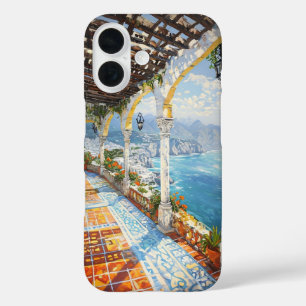 Amalfi Coast Scenic Balcony iPhone / iPad case