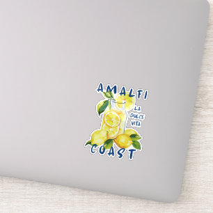 Amalfi Coast Sticker – La Dolce Vita Limoncello 