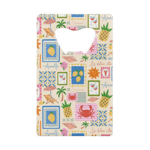 Amalfi Coast Summer Mediterranean Pattern 