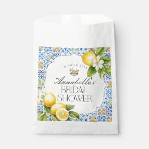 Amalfi Coast Tuscan Bridal Shower Dessert Favour Bags