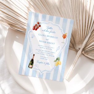 Amalfi Dolce Vita Wedding Invitation