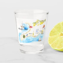 Amalfi Dream Limoncello Shot Glass