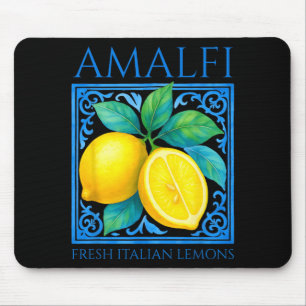 Amalfi Fresh Italian Lemons Summer Travel Vacation Mouse Pad