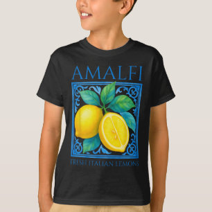 Amalfi Fresh Italian Lemons Summer Travel Vacation T-Shirt